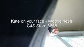 Kate on your face - Wedge heels