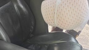 Sarah Cranks Her Car in Drawstring Flared Pants
