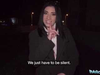 Public Agent Lalin beauty wants my dong but her mommy can't know