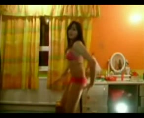 Sexy Arab girl with small perky tits is dancing for me naked