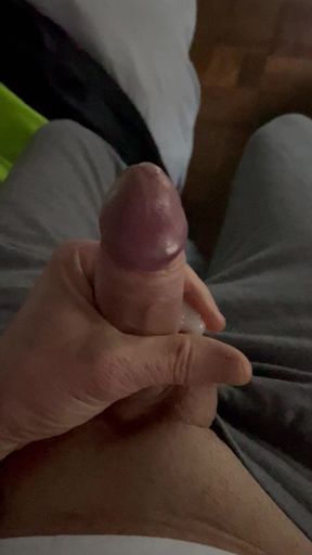 Jerking off with cumshot