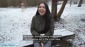 Public Agent Hot Latina Babe Fucked POV Style in Basement