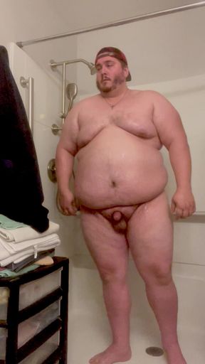 Sexy Fat Muscle Chub Bear Bubba Burly Posing &amp; Dripping