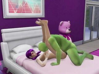 SIMS PIXIE BITCH GETS HER BOOBS SUCKED AND SLURP BY HARD SLUTTY OGRE SLIDING WARM WEENIE IN AND OUT