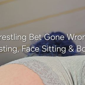 Wrestling Bet Gone Wrong: Ball Busting, Face Sitting and Bouncing