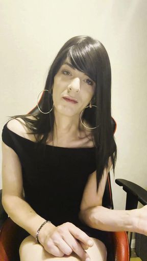 Trans Mum Shows You Her Big Cock
