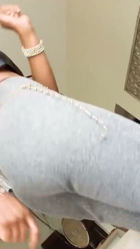 Real Big Tits Ebony Pussy Pounded By Fake Big Cock Producer   Clip 1