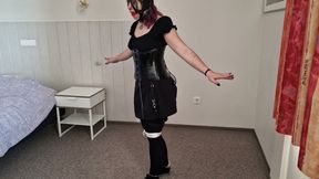 Goth Girl Emily Addams Gets Tied up