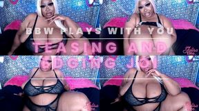Busty BBW Plays With You by Teasing and Edging You JOI (MP4 Version)