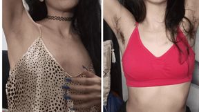 armpits: hairy & shaved