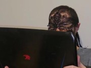 Laptop Dance Straight Edge This Cock Love It Screen Time Dangling Close Up Cock Twink Shorties