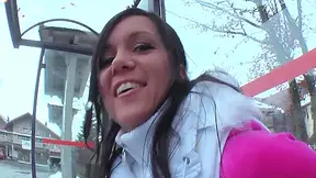 Black-haired Barbara Has Fun With Us