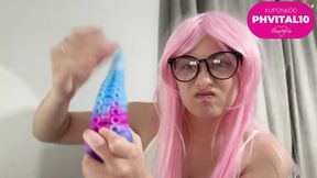 I humiliate the cock and make ahegao faces in cosplay costum