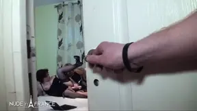 Chubby MILF dances with big dildo before sharing a cock in FFM action