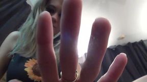 Pregnant Saige Teases With Hands 'POV'