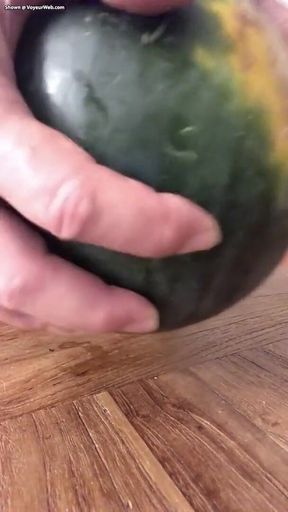 Fucking a Water Melon