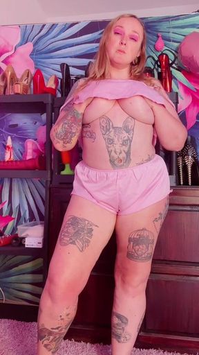 Silk Pajamas Teasing