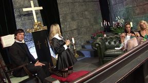 jordan kingsley, tammie lee, and stacey saran are horny nuns that fuck their priests