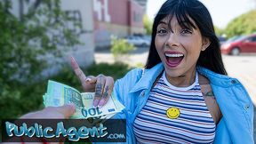 Public Agent featuring Athenea Rose's sex with strangers xxx