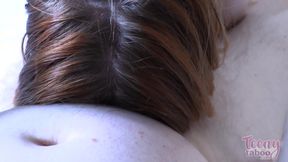 Scarlet Lets Step-dad Cum in Her Pussy