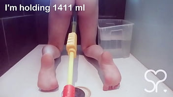 How much can I hold? Testing my Limits with the Enema Syringe!