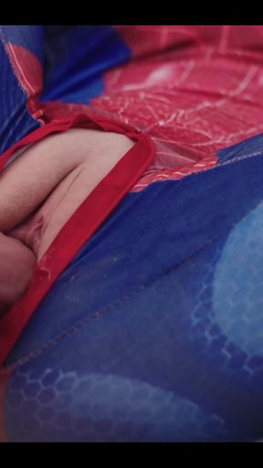 Spider Woman and Her Wet Needy Spider Holes. Thor's Hammer Cream