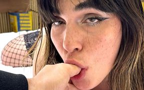 Rocker Girl Eats Ice Cream and Gets Creampied Part 1