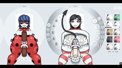 Fapwall [Rule 34 Hentai game] Miracolous ladybug huge black cocks DP