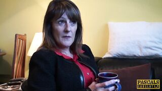 PASCALSSUBSLUTS - GILF Pandora has pierced pussy smashed