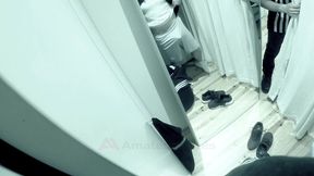 how to seduce a young salesman - behind the fitting room curtain
