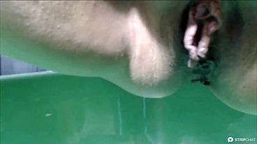Wet adult russian girl )) Hot squirt and pissing show .!.