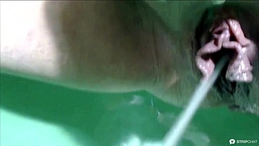 Wet adult russian girl )) Hot squirt and pissing show .!.
