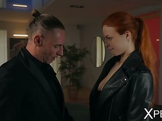 XPERVO Submissive Redhead Sofia Rivers Lets Her Master Use Her Body