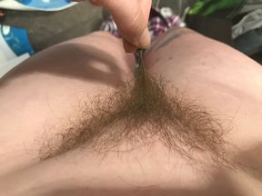 Horny Housewife Shows You Exactly How to Turn Her on by Running Her Fingers Along Her Pubic Hairs