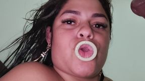 NAKED  and seducimg the friend of my cuckold to fuck me after pool party