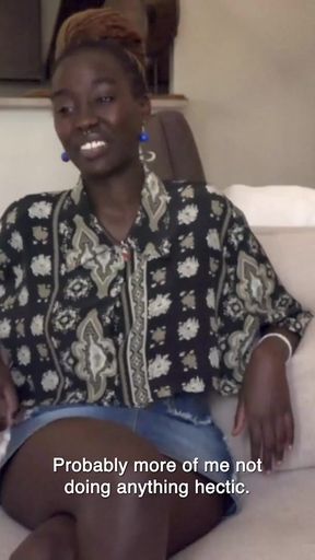 Busty Ebony Model Bounces Wild On Gringo Producer At Casting Debut   Clip 1