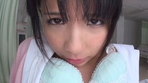 The Middle-aged Man and the Angel in White