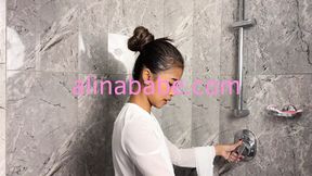 Asian Shemale Squirting In The Shower&#x1F6BF; With Her Massive Pussy&#x270C;