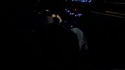 risky public handjob while driving through the city