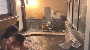 Amateur Japanese Slut Gets Nailed Raw from Behind After Nighttime Hot Spring Flirt Session