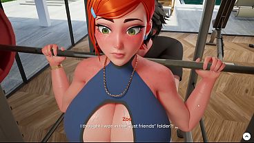 Big Titty and Thick Ass Gwen working out - Mansion Days part 8