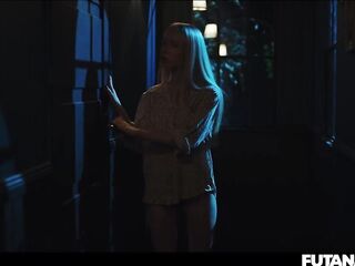 Cute Tiny Blond Gal Nata Gold Facefucked by Sexually excited Real Life Shemale hentai Tranny Amirah - It Follows Parody