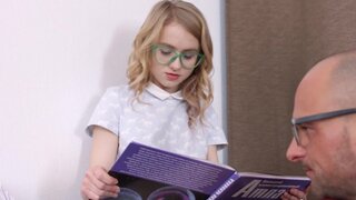 Lightfairy getting manhandled by a dominant bald man