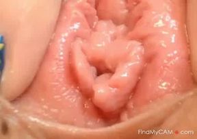 Webcam Pussy Play with Speculum