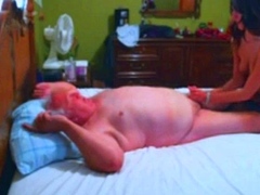 Massage and final blowjob at the nursing home
