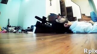 Asian Brunelette Fully Satisfied With Her Lover's Skills