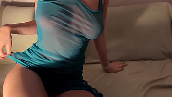 Murmuriel stumbles upon porn and starts masturbating until she cums