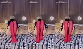 JUDE LYNX - Playful Tomboy Teases with Adorable Ballerina Feet