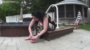 Zip Tied & Ball Gagged - Jenni Evie