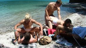 real public german beach orgy